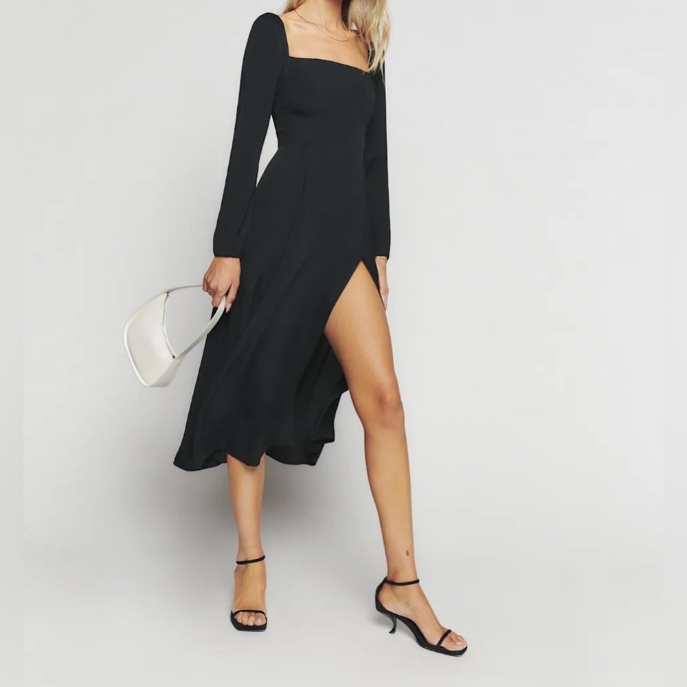 Reformation Sigmund Long Sleeve Dress Size 2 in great condition